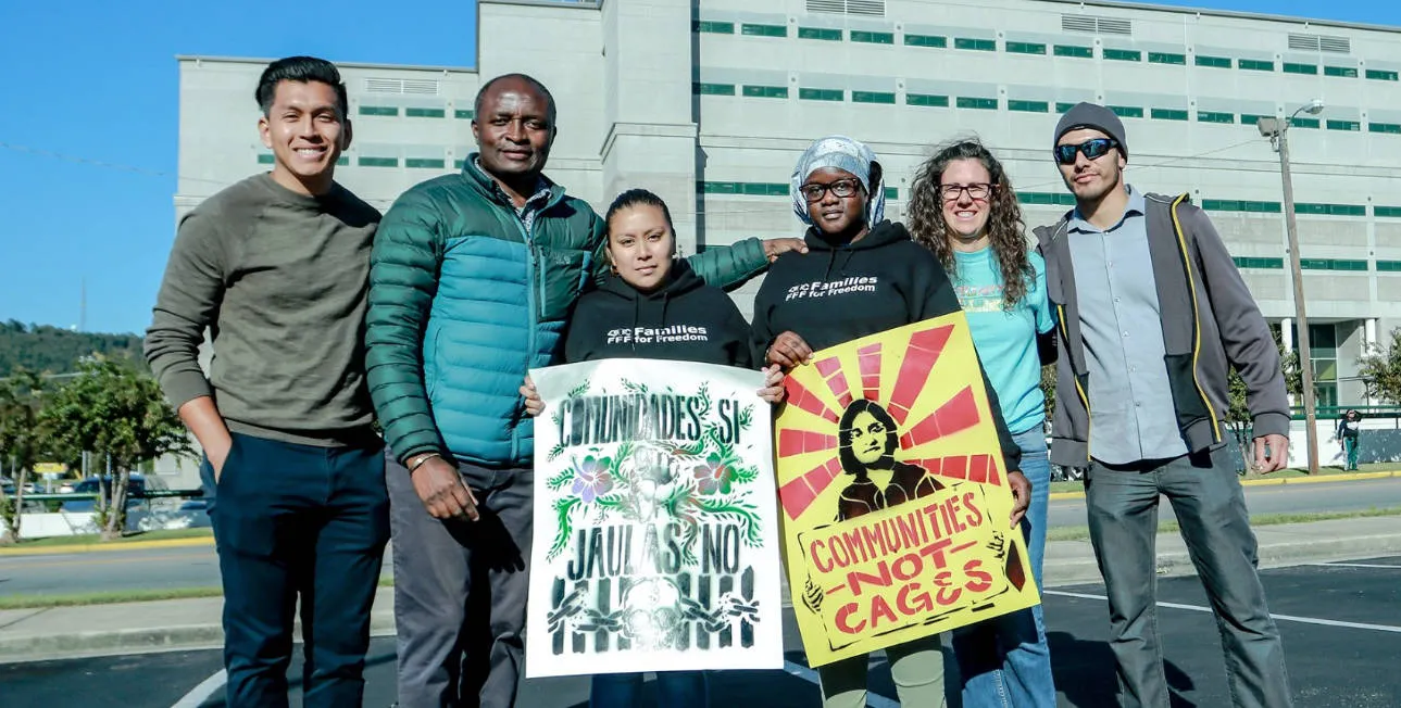 Communities Not Cages posters