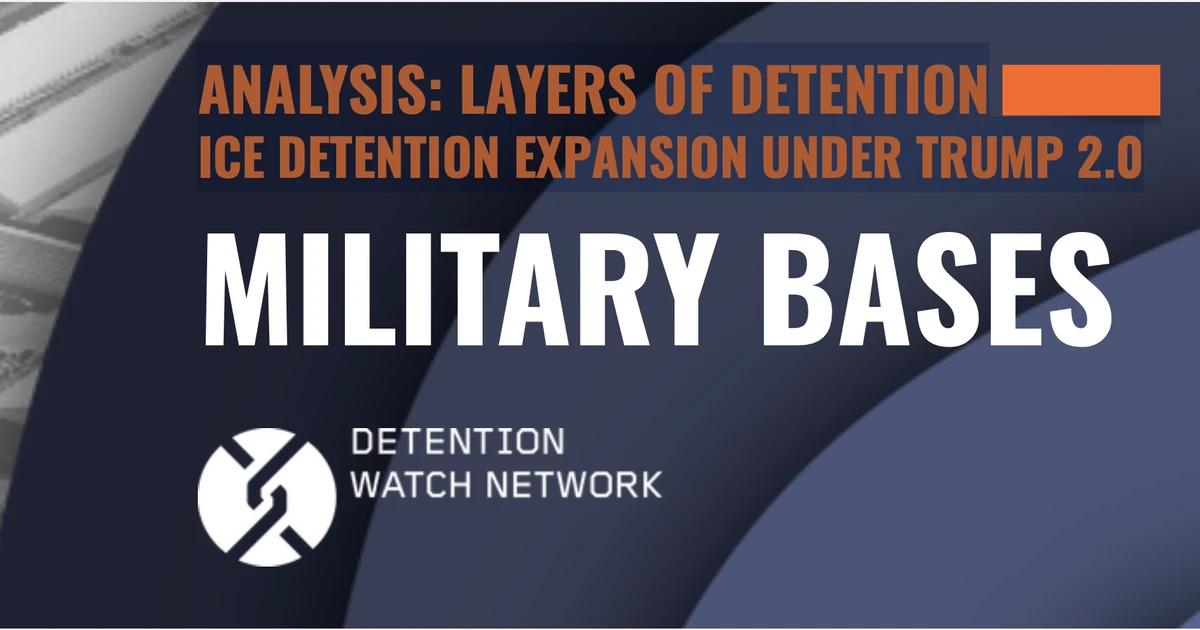 Layers of Detention: ICE Detention Expansion Under Trump 2.0 ...
